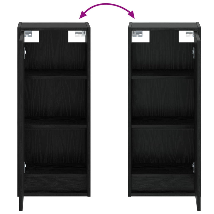 Chiuvetă de baie suspendată Stejar Negru 35 x 20 x 81 cm - WALTI WALTI