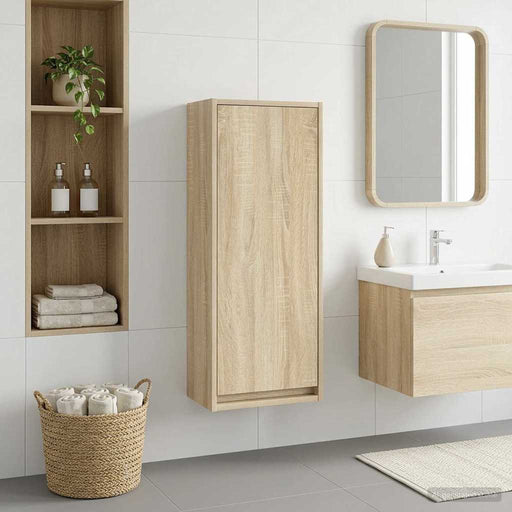 Chiuvetă de baie suspendată Stejar Sonoma 35 x 20 x 81 cm - WALTI WALTI