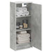Chiuvetă de baie suspendată Gri Beton 35 x 20 x 81 cm - WALTI WALTI