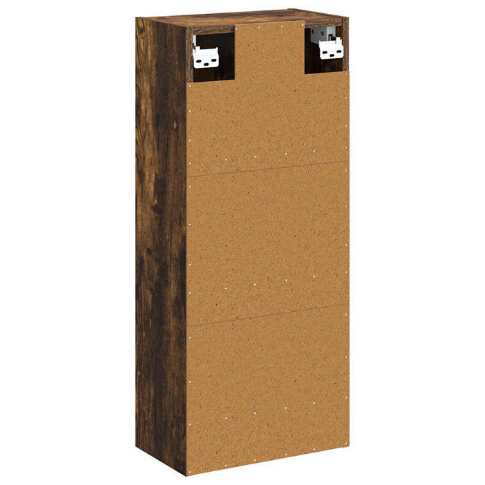 Chiuvetă de baie suspendată Stejar fumuriu 35 x 20 x 81 cm WALTI