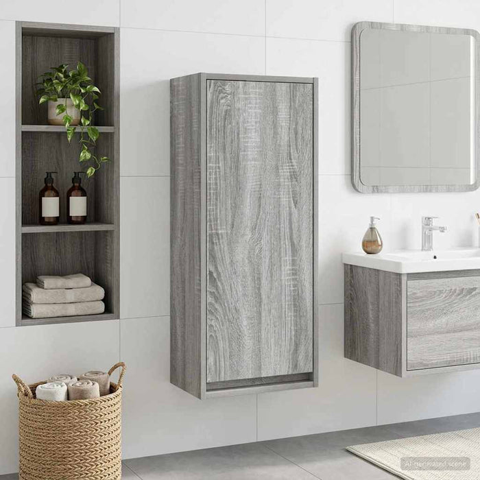 Chiuvetă de baie suspendată Sonoma gri 35 x 20 x 81 cm - WALTI WALTI