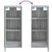 Chiuvetă de baie suspendată Sonoma gri 35 x 20 x 81 cm - WALTI WALTI