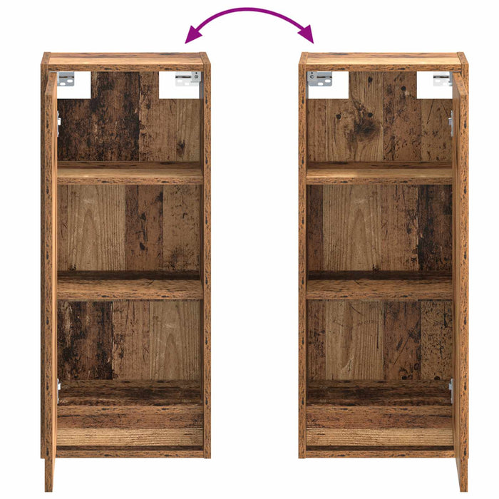 Chiuvetă de baie suspendată Lemn vechi 35 x 20 x 81 cm - WALTI WALTI
