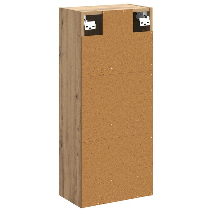 Chiuvetă de baie suspendată Stejar Artizanal 35 x 20 x 81 cm - WALTI WALTI
