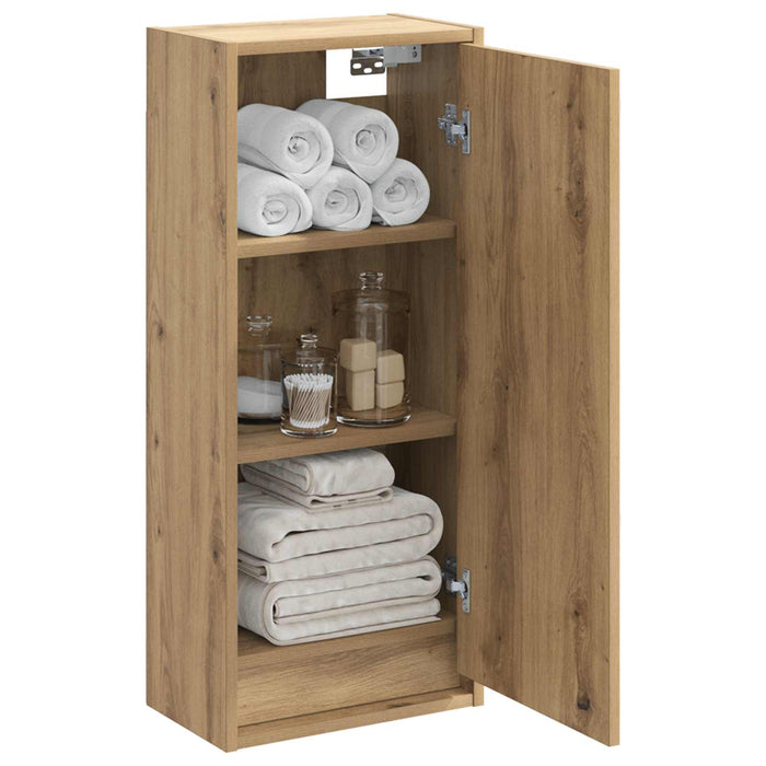 Chiuvetă de baie suspendată Stejar Artizanal 35 x 20 x 81 cm - WALTI WALTI