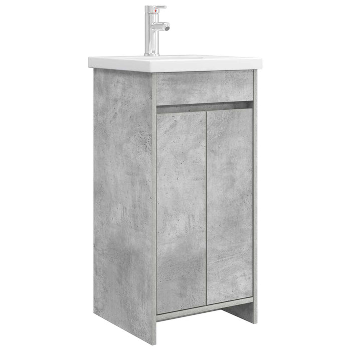 Mobilă de baie cu chiuvetă Gri Beton 42 x 40 x 84,5 cm - WALTI WALTI