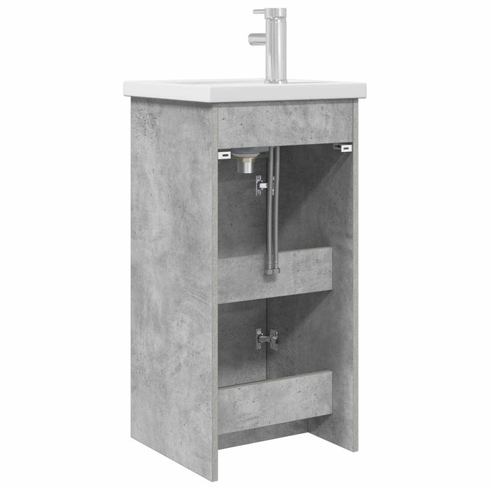Mobilă de baie cu chiuvetă Gri Beton 42 x 40 x 84,5 cm - WALTI WALTI