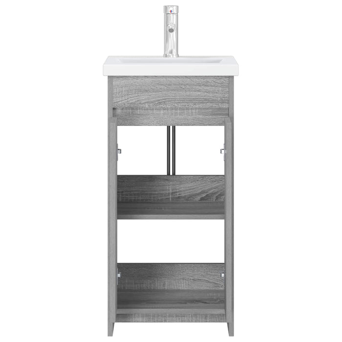 Mobilă de baie cu chiuvetă Sonoma gri 42 x 40 x 84,5 cm - WALTI WALTI