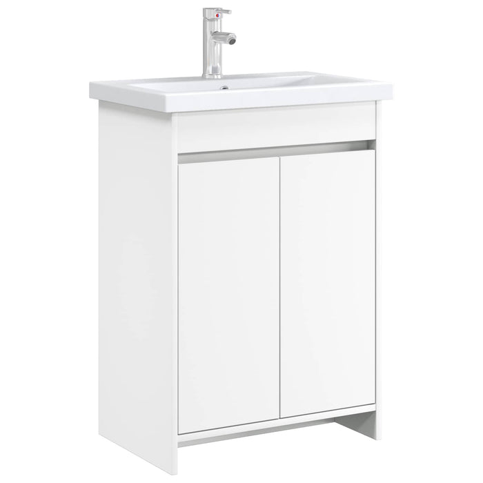 Dulap sub chiuvetă pentru baie Alb 56 x 37,5 x 81 cm - WALTI WALTI