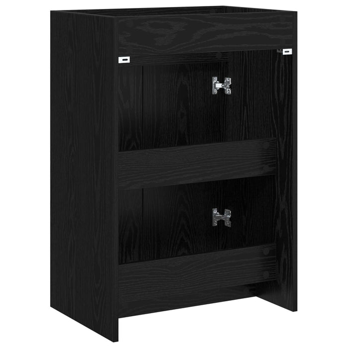 Dulap sub chiuvetă pentru baie Stejar Negru 56 x 37,5 x 81 cm - WALTI WALTI
