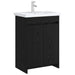 Dulap sub chiuvetă pentru baie Stejar Negru 56 x 37,5 x 81 cm - WALTI WALTI