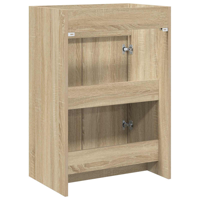 Dulap sub chiuvetă pentru baie Stejar Sonoma 56 x 37,5 x 81 cm - WALTI WALTI