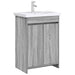 Dulap sub chiuvetă pentru baie Sonoma gri 56 x 37,5 x 81 cm - WALTI WALTI