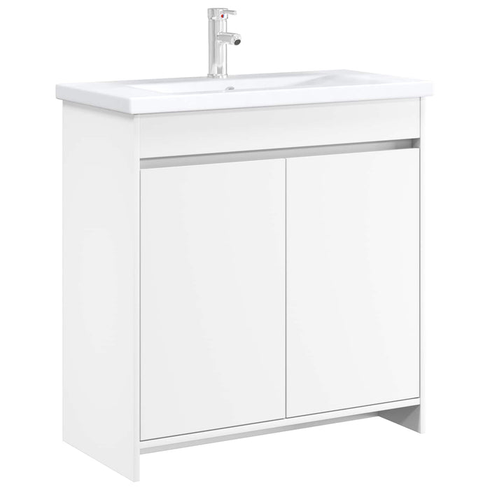 Dulap sub chiuvetă pentru baie Alb 78,5 x 37,5 x 81 cm - WALTI WALTI