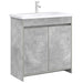 Dulap sub chiuvetă pentru baie Gri Beton 78,5 x 37,5 x 81 cm - WALTI WALTI