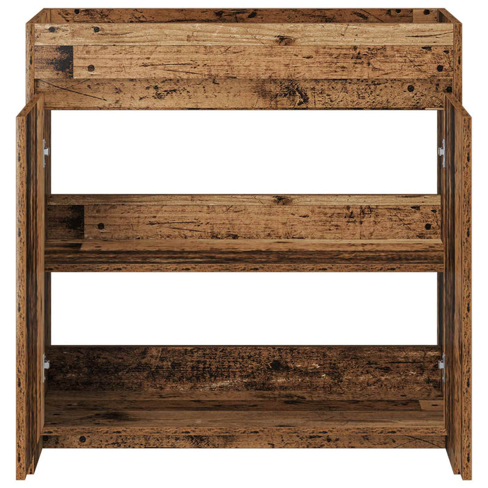 Dulap sub chiuvetă pentru baie Lemn vechi 78,5 x 37,5 x 81 cm - WALTI WALTI