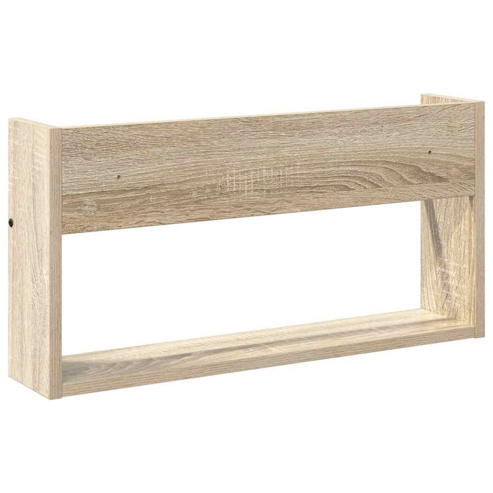 Raft pentru reviste cu raft 2 pcs Stejar Sonoma 60 x 12 x 30 cm - WALTI WALTI