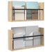 Raft pentru reviste cu raft 2 pcs Stejar Sonoma 60 x 12 x 30 cm - WALTI WALTI