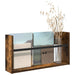 Raft pentru reviste cu raft Stejar fumuriu 60 x 12 x 30 cm - WALTI WALTI