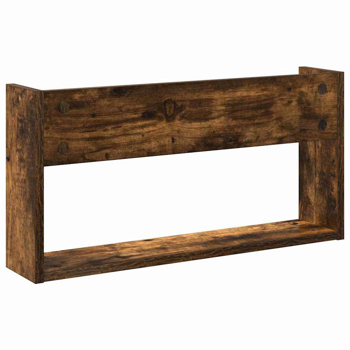 Raft pentru reviste 2 pcs Stejar fumuriu 60 x 12 x 30 cm - WALTI WALTI