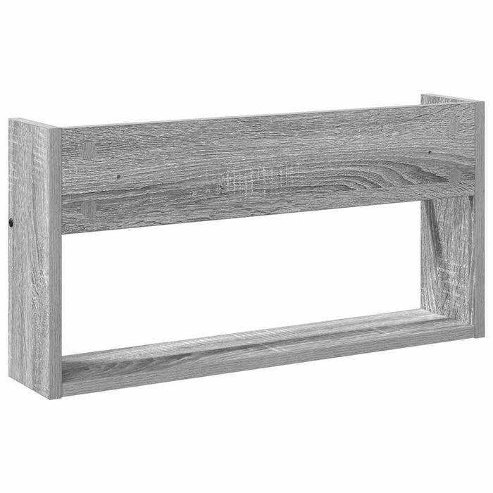 Raft pentru reviste cu raft 2 pcs Gri Sonoma 60 x 12 x 30 cm - WALTI WALTI