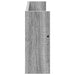 Raft pentru reviste cu raft 2 pcs Gri Sonoma 60 x 12 x 30 cm - WALTI WALTI