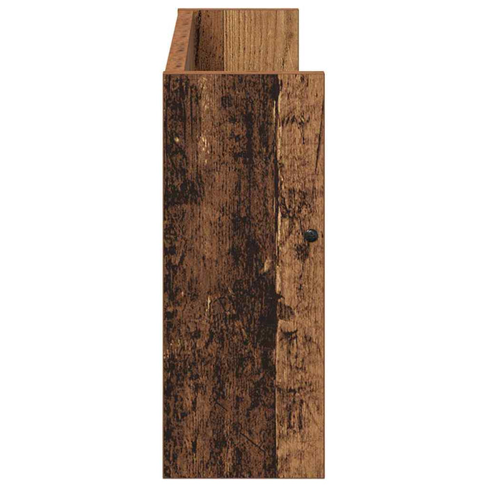 Raft pentru reviste cu raft 2 pcs Lemn vechi 60 x 12 x 30 cm - WALTI WALTI