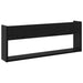 Raft pentru reviste Stejar Negru 80 x 12 x 30 cm Lemn compozit - WALTI WALTI