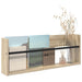 Raft pentru reviste Stejar Sonoma 80 x 12 x 30 cm Lemn compozit - WALTI WALTI