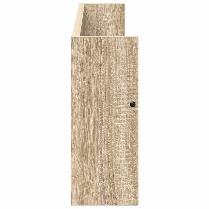 Raft pentru reviste cu raft 2 pcs Stejar Sonoma 80 x 12 x 30 cm - WALTI WALTI
