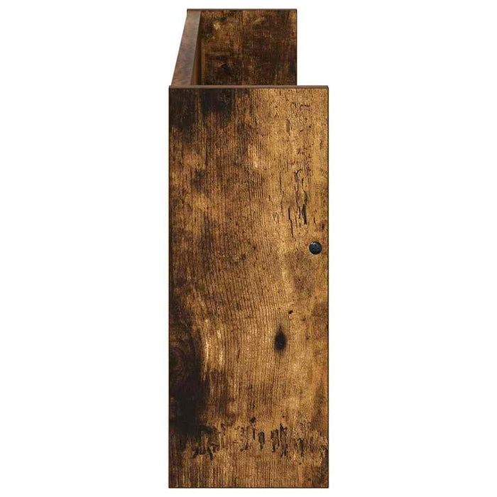 Raft pentru reviste 2 pcs Stejar fumuriu 80 x 12 x 30 cm - WALTI WALTI