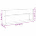 Raft pentru reviste Lemn vechi 80 x 12 x 30 cm Lemn compozit - WALTI WALTI