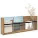 Raft pentru reviste cu raft Stejar Artizanal 80 x 12 x 30 cm - WALTI WALTI