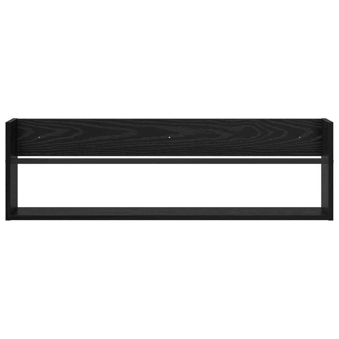 Raft pentru reviste Stejar Negru 100 x 12 x 30 cm Lemn compozit - WALTI WALTI