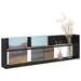 Raft pentru reviste Stejar Negru 100 x 12 x 30 cm Lemn compozit - WALTI WALTI