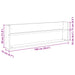 Raft pentru reviste Stejar Negru 100 x 12 x 30 cm Lemn compozit - WALTI WALTI