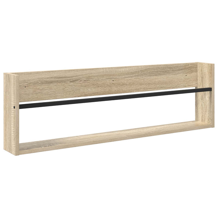 Raft pentru reviste 2 pcs Stejar Sonoma 100 x 12 x 30 cm - WALTI WALTI