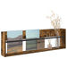 Raft pentru reviste cu raft Stejar fumuriu 100 x 12 x 30 cm - WALTI WALTI