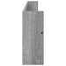 Raft pentru reviste cu raft 2 pcs Gri Sonoma 100 x 12 x 30 cm - WALTI WALTI