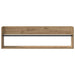 Raft pentru reviste cu raft Stejar Artizanal 100 x 12 x 30 cm - WALTI WALTI