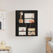 Raft pentru reviste Stejar Negru 60 x 12 x 70 cm Lemn compozit - WALTI WALTI