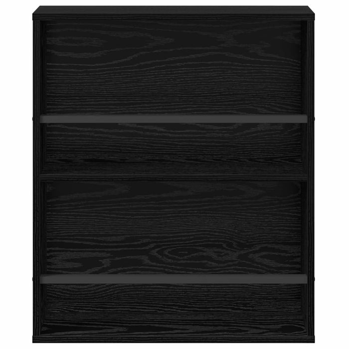 Raft pentru reviste Stejar Negru 60 x 12 x 70 cm Lemn compozit - WALTI WALTI
