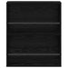 Raft pentru reviste cu raft 2 pcs Stejar Negru 60 x 12 x 70 cm - WALTI WALTI