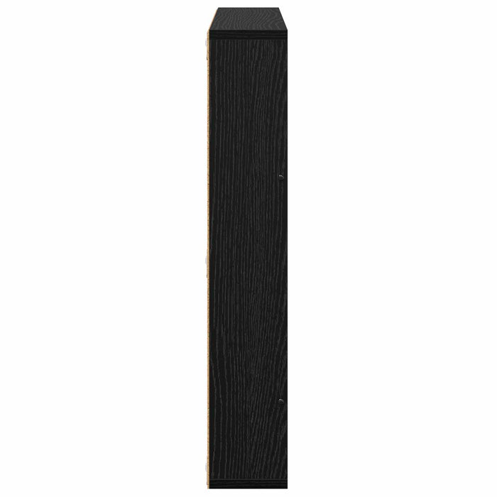 Raft pentru reviste cu raft 2 pcs Stejar Negru 60 x 12 x 70 cm - WALTI WALTI