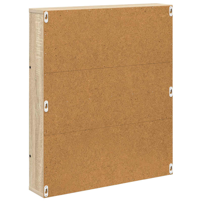 Raft pentru reviste Stejar Sonoma 60 x 12 x 70 cm Lemn compozit - WALTI WALTI