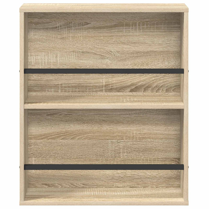 Raft pentru reviste Stejar Sonoma 60 x 12 x 70 cm Lemn compozit - WALTI WALTI