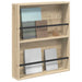 Raft pentru reviste Stejar Sonoma 60 x 12 x 70 cm Lemn compozit - WALTI WALTI