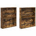 Raft pentru reviste 2 pcs Stejar fumuriu 60 x 12 x 70 cm - WALTI WALTI