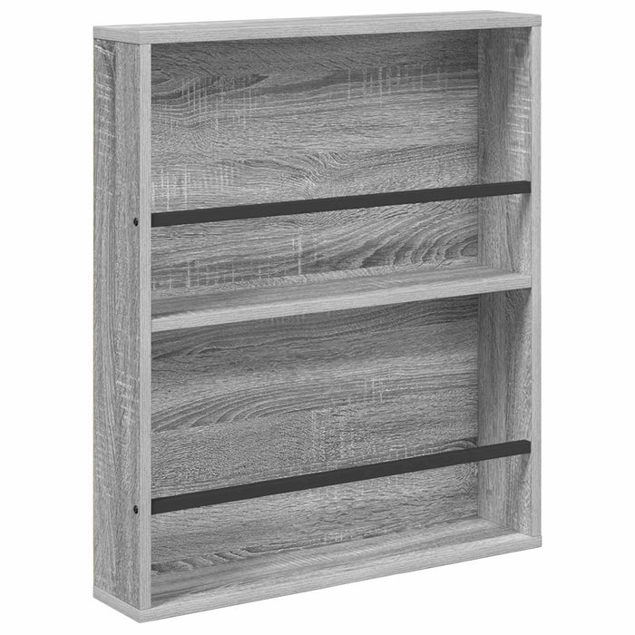 Raft pentru reviste Gri Sonoma 60 x 12 x 70 cm Lemn compozit - WALTI WALTI