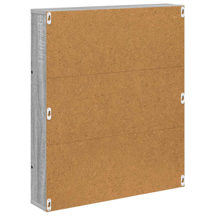 Raft pentru reviste Gri Sonoma 60 x 12 x 70 cm Lemn compozit - WALTI WALTI